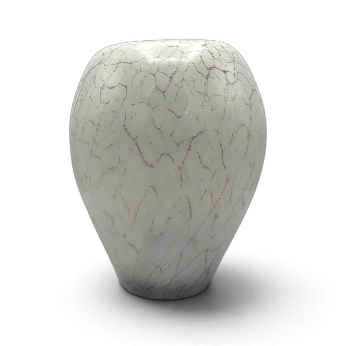 Loranto + Goldline, lamp wit-goud, 1x deuk